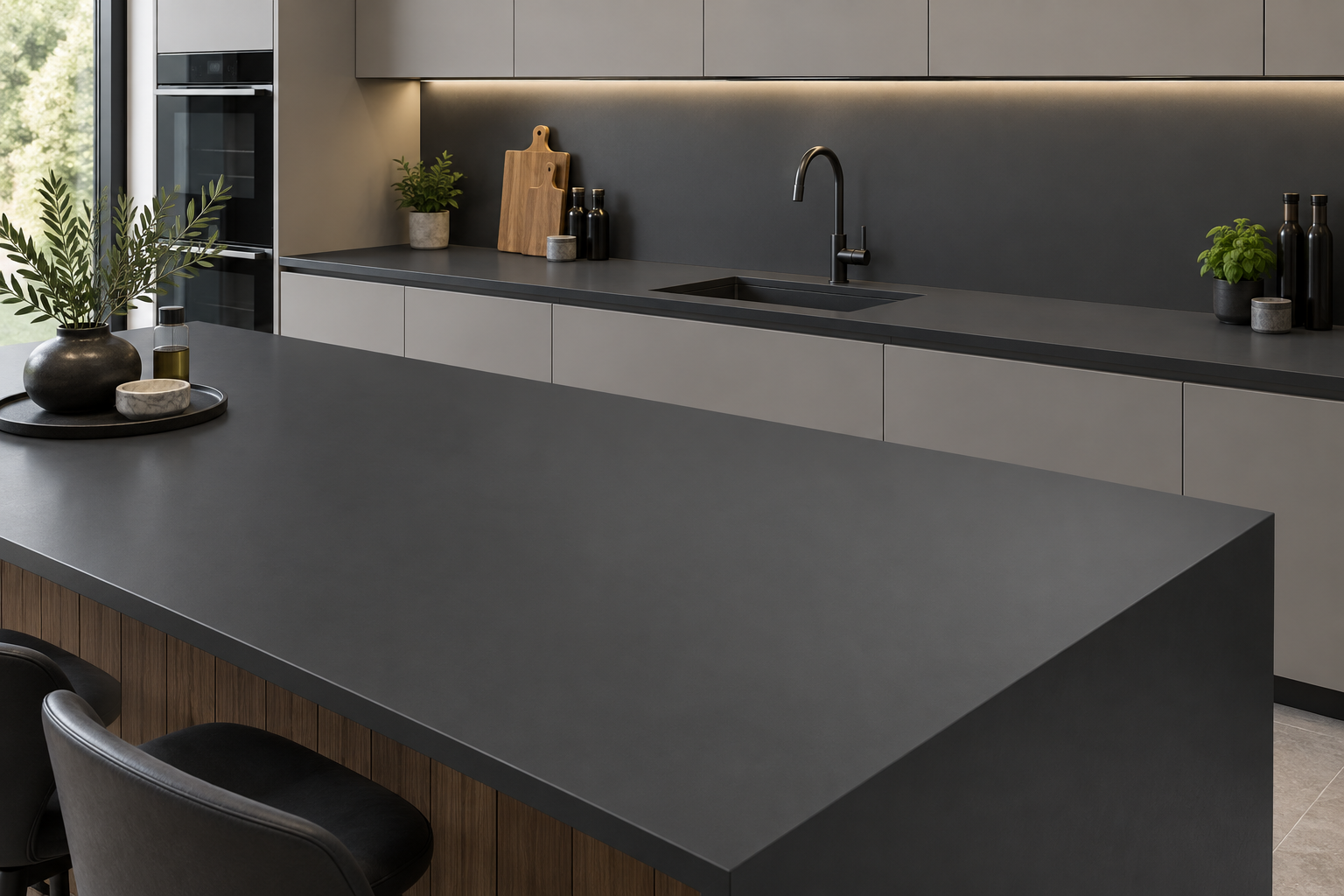 Plain Dark Grey